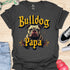 Bulldog Papa - V6 - Gothic Graphic T-Shirt